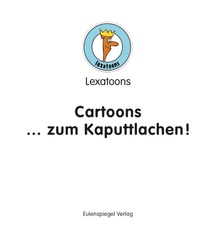"Cartoons ... zum Kaputtlachen" - Innentitel